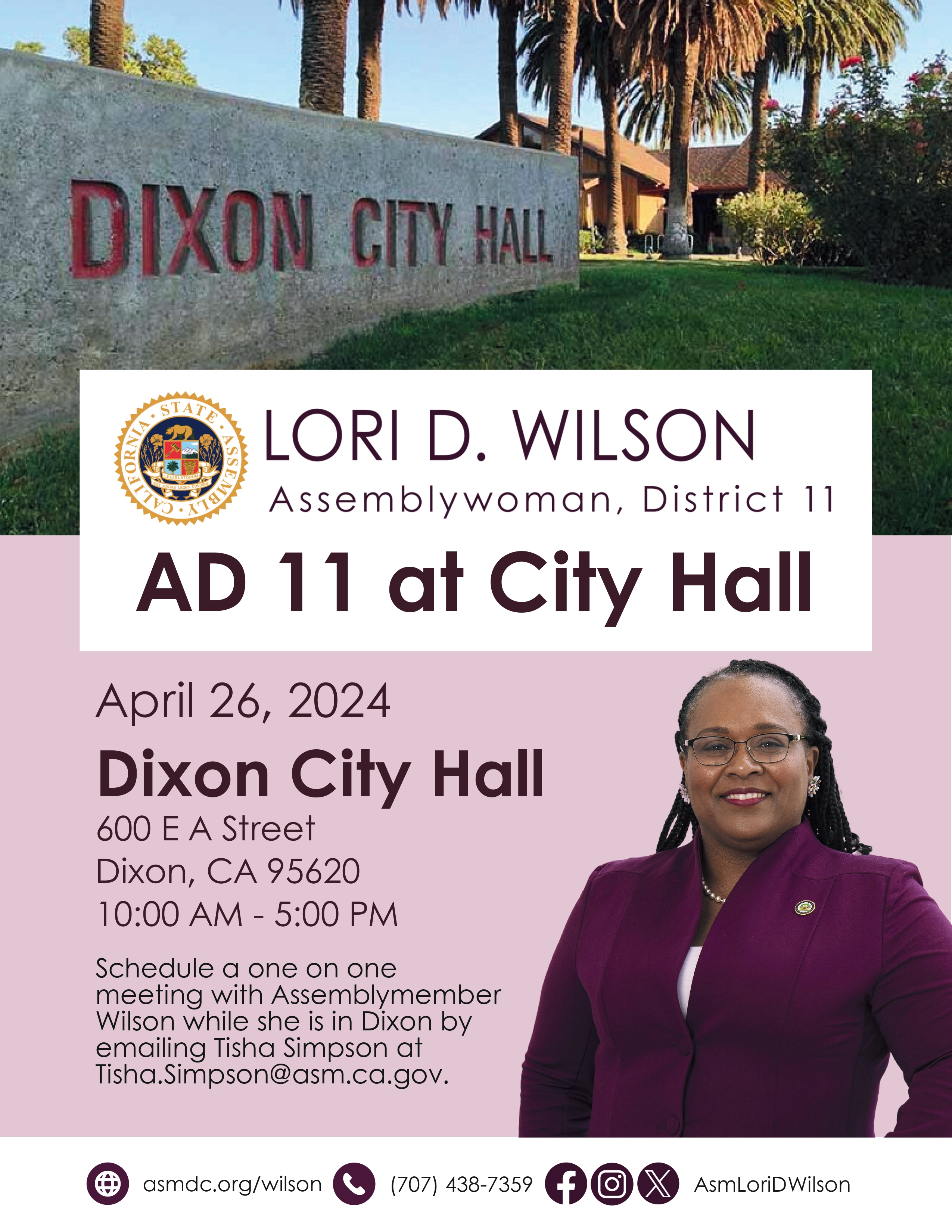 AD11 at Dixon City Hall