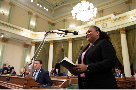 Assemblywoman Willson on Floor