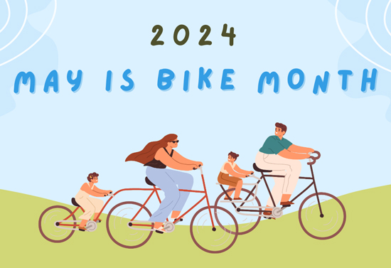 May is Bike Month Graphic