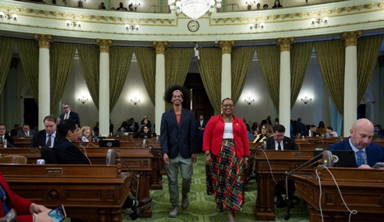 Unsung Hero Assembly Floor Ceremony