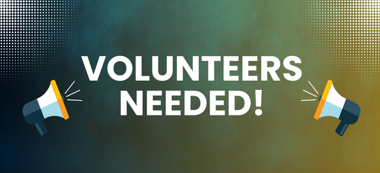 Volunteers Needed Graphic