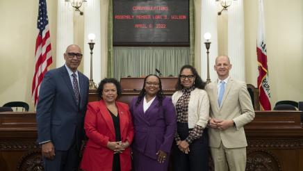Swearing In of Assemblymember Lori Wilson on the Assembly Floor - Black Caucus