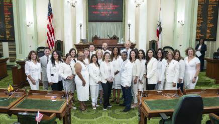 White Suit Day on the Assembly Floor