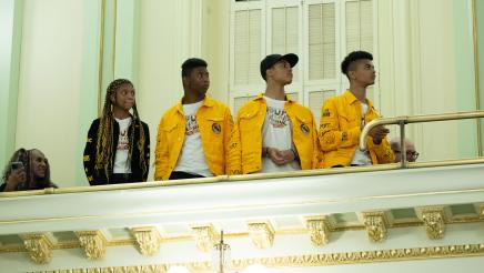 Assembywoman Wilson's guests in the Assembly Gallery for the 50th Anniversary of Hip Hop