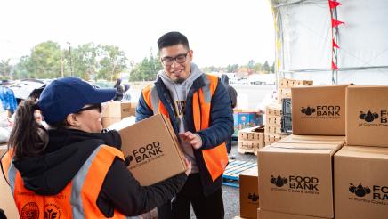 Volunteers at Operation Gobble Gobble