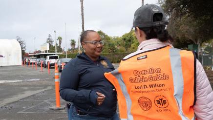 Assemblywoman Lori Wilson at Operation Gobble Gobble