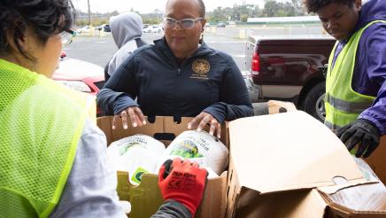 Assemblywoman Lori Wilson at Operation Gobble Gobble