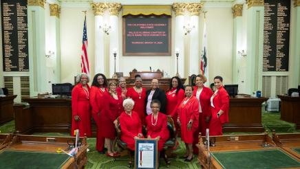 Assemblywoman Lori Wilson Recognizes Delta Sigma Theta Sorority on the Assembly Floor