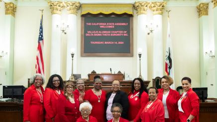 Assemblywoman Lori Wilson Recognizes Delta Sigma Theta Sorority on the Assembly Floor