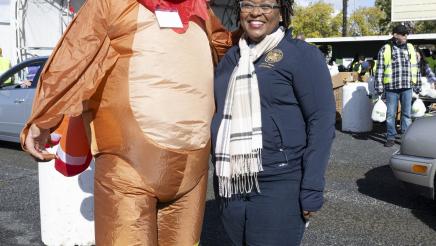 Assemblywoman Lori Wilson at Operation Gobble Gobble