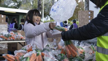 Volunteers at Operation Gobble Gobble
