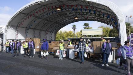 Volunteers at Operation Gobble Gobble